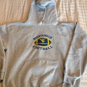 Champion Gray Mountaineer Football Hoodie WVU xl